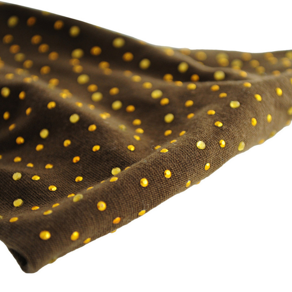 3 Cocoa Mocha Grey Rhinestone Gym Headwraps - Picture 7 of 8